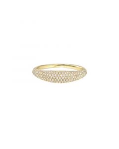 Diamond Pave Dome Ring