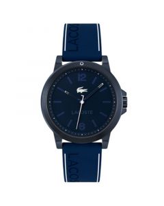 Men's Court Blue Silicone Strap Watch 42mm