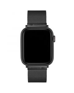 Black-Tone Stainless Steel Mesh Bracelet for Apple Watch® 42mm/44mm