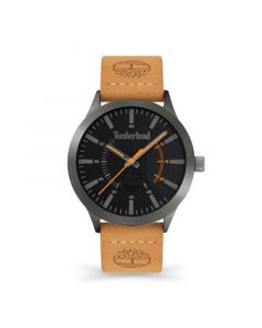 Men's Hempstead 3 Hands Wheat Leather Strap Watch 40mm