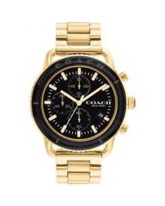 Men's Chronograph Cruiser Gold-Tone Bracelet Watch 44mm