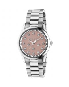 Women's Swiss Automatic G-Timeless Stainless Steel Bracelet Watch 38mm