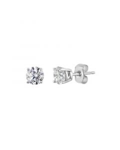 Effy Diamond (1 ct. t.w.) Stud Earrings in 14k White Gold