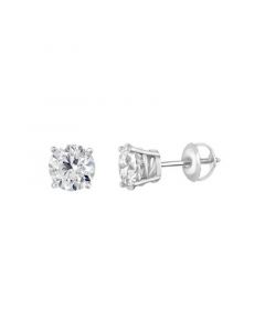 Effy Diamond (2 ct. t.w.) Stud Earrings in 14k White Gold