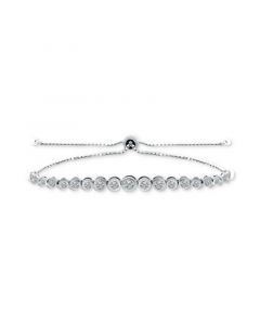 Cubic Zirconia Bolo Bracelet, Created for Macy's