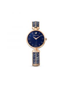 Dream Rock Blue Metal Bracelet Watch, 28.44 mm