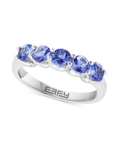 EFFY® Tanzanite Five Stone Ring (7/8 ct. t.w.) in Sterling Silver