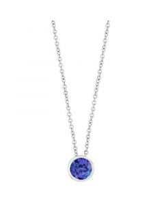 EFFY® Tanzanite Solitaire 18" Pendant Necklace (3/4 ct. t.w.) in Sterling Silver