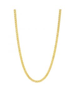 18" Nonna Link Chain Collar Necklace (2-9/10mm) in 14k Gold