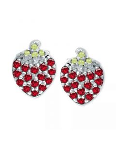 Cubic Zirconia Strawberry Stud Earrings, Created for Macy's