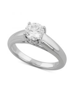 Diamond Solitaire Engagement Ring (1 ct. t.w.) in 14k White Gold