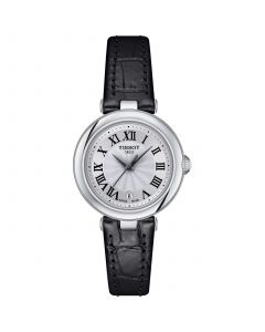 Women's Swiss Bellissima Black Leather Strap Watch 26mm