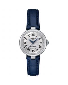 Women's Swiss Automatic Bellissima Blue Leather Strap Watch 29mm