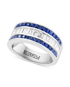 EFFY® Sapphire (1-5/8 ct. t.w.) & Diamond (1 ct. t.w.) Ring in 14k White Gold