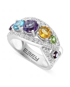 EFFY® Multi-Gemstone (4-5/8 ct.t.w.) Statement Ring in Sterling Silver