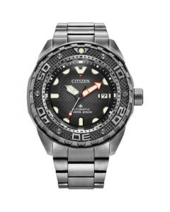 Men's Promaster Automatic Dive Silver-tone Super Titanium Bracelet Watch, 46mm