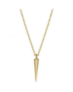 Spike 18" Pendant Necklace in 14k Gold-Plated Sterling Silver