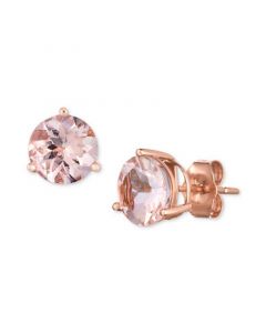 Morganite Stud Earrings (2 ct. t.w.) in 14k Rose Gold