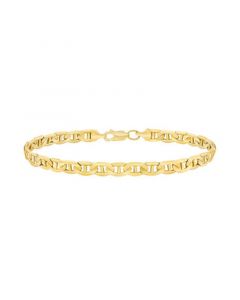 Men's Solid Mariner Chain Bracelet (5-5/8mm) in 10k Gold