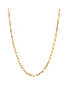 Double Curb Link 18" Chain Necklace (3-1/2mm) in 10k Gold