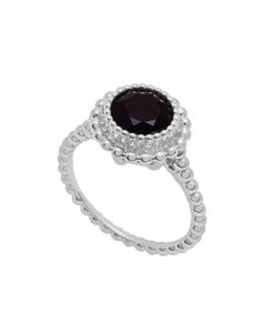 Women's Onyx Beaded Ring