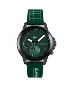 Men's Endurance Actime Lifestyle Green Silicone Watch Strap Watch 44mm