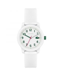 Children's L.12.12 White Silicone Strap Watch 32mm