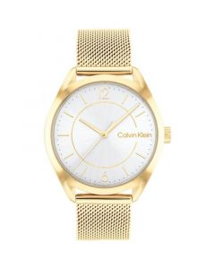 Unisex Gold-Tone Stainless Steel Mesh Bracelet Watch 36mm