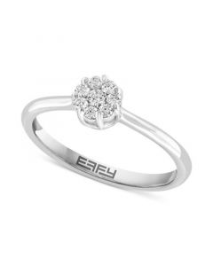 EFFY® HEMATIAN Diamond Cluster Ring (1/6 ct. t.w.) in 18k White Gold