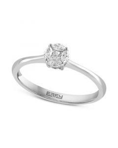 EFFY® Diamond Ring (1/6 ct. t.w.) in 18k White Gold