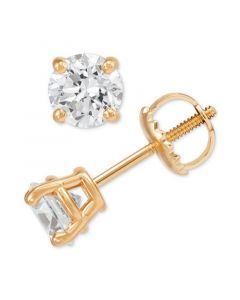 Diamond Stud Earrings (1 ct. t.w.) in 14k Gold