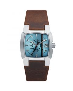 Men's Cliffhanger Brown Leather Strap Watch, 36mm