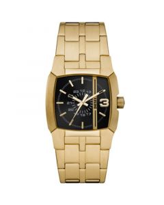 Men's Cliffhanger Gold-Tone Stainless Steel Bracelet Watch, 36mm