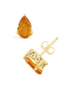 Citrine (1-3/4 ct. t.w.) Stud Earrings in 14K Yellow Gold