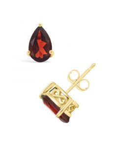 Garnet (2-1/5 ct. t.w.) Stud Earrings in 14K Yellow Gold