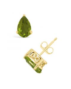 Peridot (1-7/8 ct. t.w.) Stud Earrings in 14K Yellow Gold