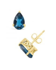 London Topaz (2-1/10 ct. t.w.) Stud Earrings in 14K Yellow Gold