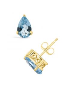 Topaz (2-1/10 ct. t.w.) Stud Earrings in 14K Yellow Gold