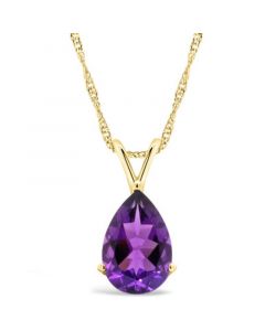 Amethyst (2-3/4 ct. t.w.) Pendant Necklace in 14K Yellow Gold