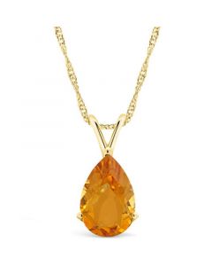 Citrine (2-3/4 ct. t.w.) Pendant Necklace in 14K Yellow Gold