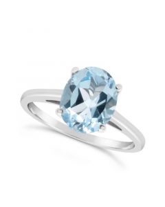 Topaz (3-5/8 ct. t.w.) Ring in 14K White Gold