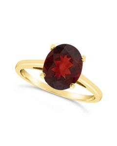 Garnet (3-1/10 ct. t.w.) Ring in 14K Yellow Gold