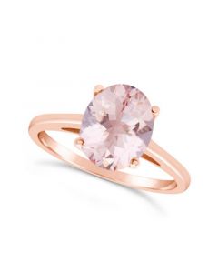 Morganite (2-1/2 ct. t.w.) Ring in 14K Rose Gold