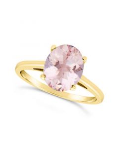 Morganite (2-1/2 ct. t.w.) Ring in 14K Yellow Gold