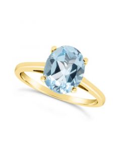 Topaz (3-5/8 ct. t.w.) Ring in 14K Yellow Gold