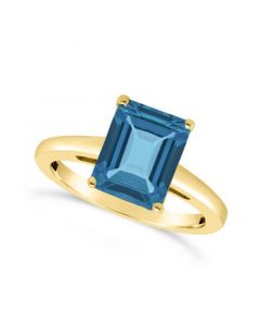 London Topaz (4-1/4 ct. t.w.) Ring in 14K Yellow Gold