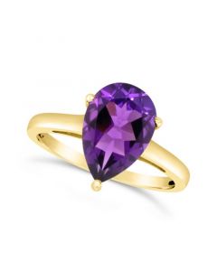 Amethyst (2-3/4 ct. t.w.) Ring in 14K Yellow Gold