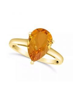 Citrine (2-3/4 ct. t.w.) Ring in 14K Yellow Gold