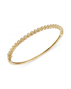 Diamond Bangle Bracelet (1/2 ct. t.w.) in 14k Gold