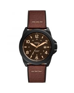 Men's Bronson Brown Leather Strap Watch, 40mm